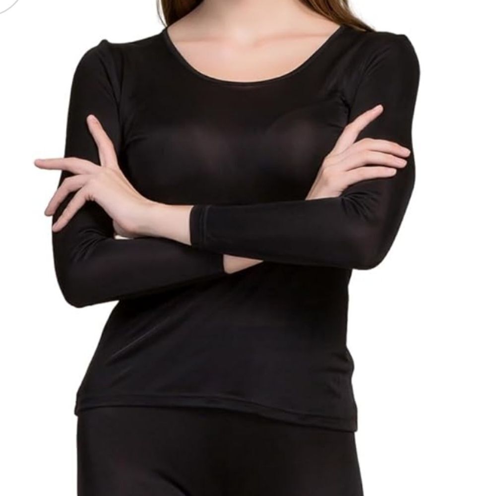 Grenasasilk Black Top. Balletcore. Silk. Classic.